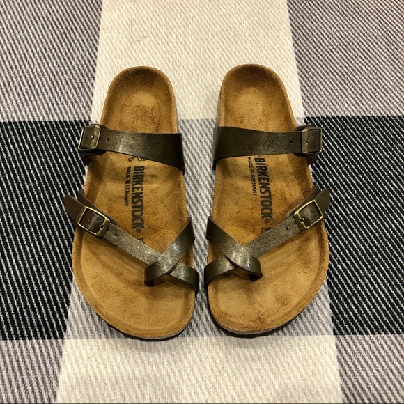 Birkenstock Shoes - Birkenstock Mayari Cross Strap Footbed Sandals 37